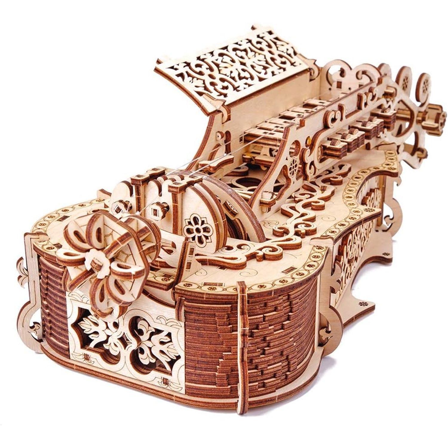 Puzzle 3D mecanic, Lyra da Vinci, WT, lemn, 227 piese fotografia produsului View 2 L