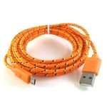 Cablu Date si Incarcare Micro Usb Cablu Galben fotografia produsului