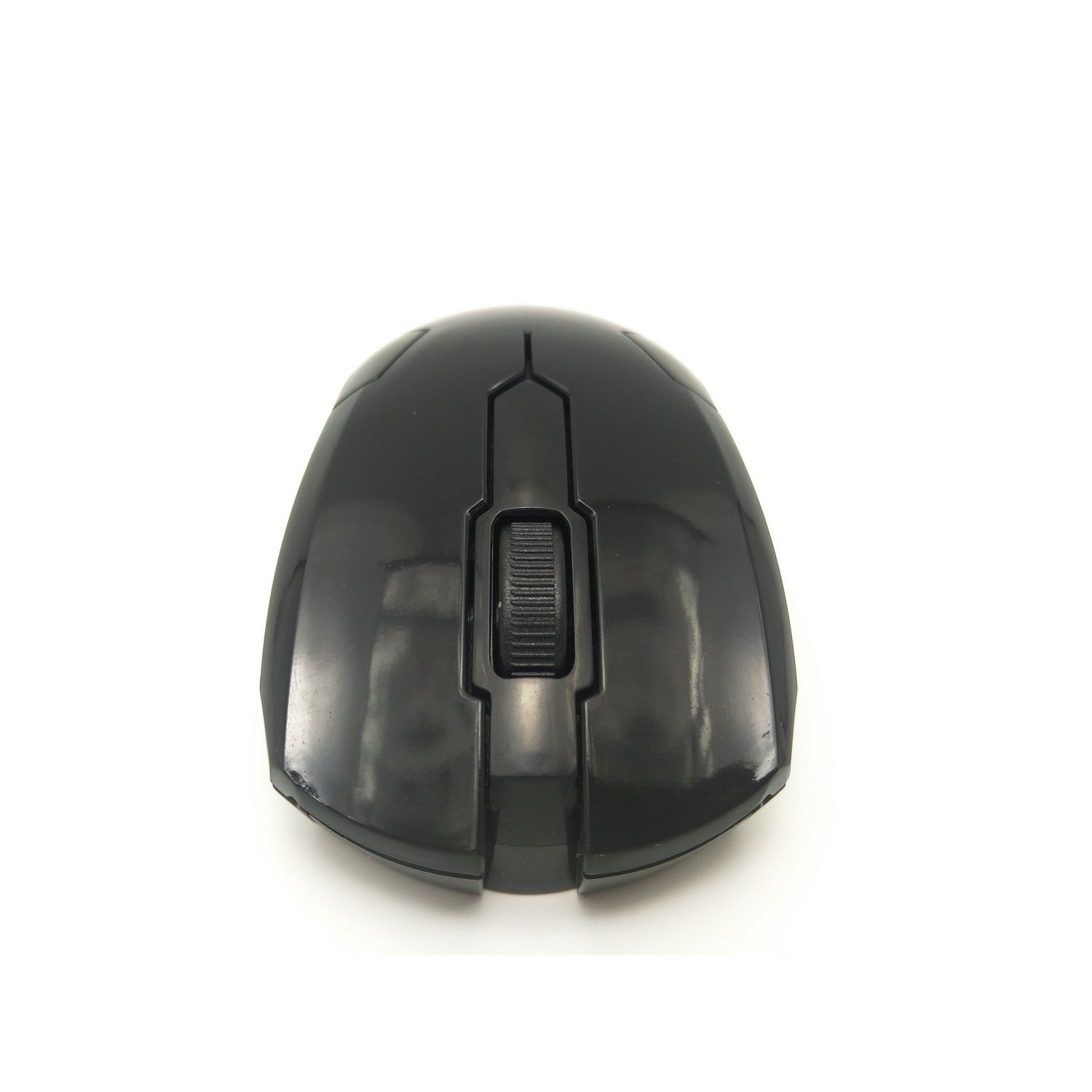 Mouse wireless Jiexin A701 cu LED, 3200 DPI, USB, Negru fotografia produsului View 3 L