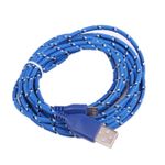 Cablu Date si Incarcare Micro Usb Cablu Albastru fotografia produsului