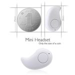 Mini casca Bluetooth MRG invizibila Handsfree Alb  A2DP fotografia produsului View 5 S