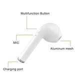 Casti Bluetooth MRG&reg; L-i7 TWINS , Handsfree , Alb fotografia produsului View 5 S