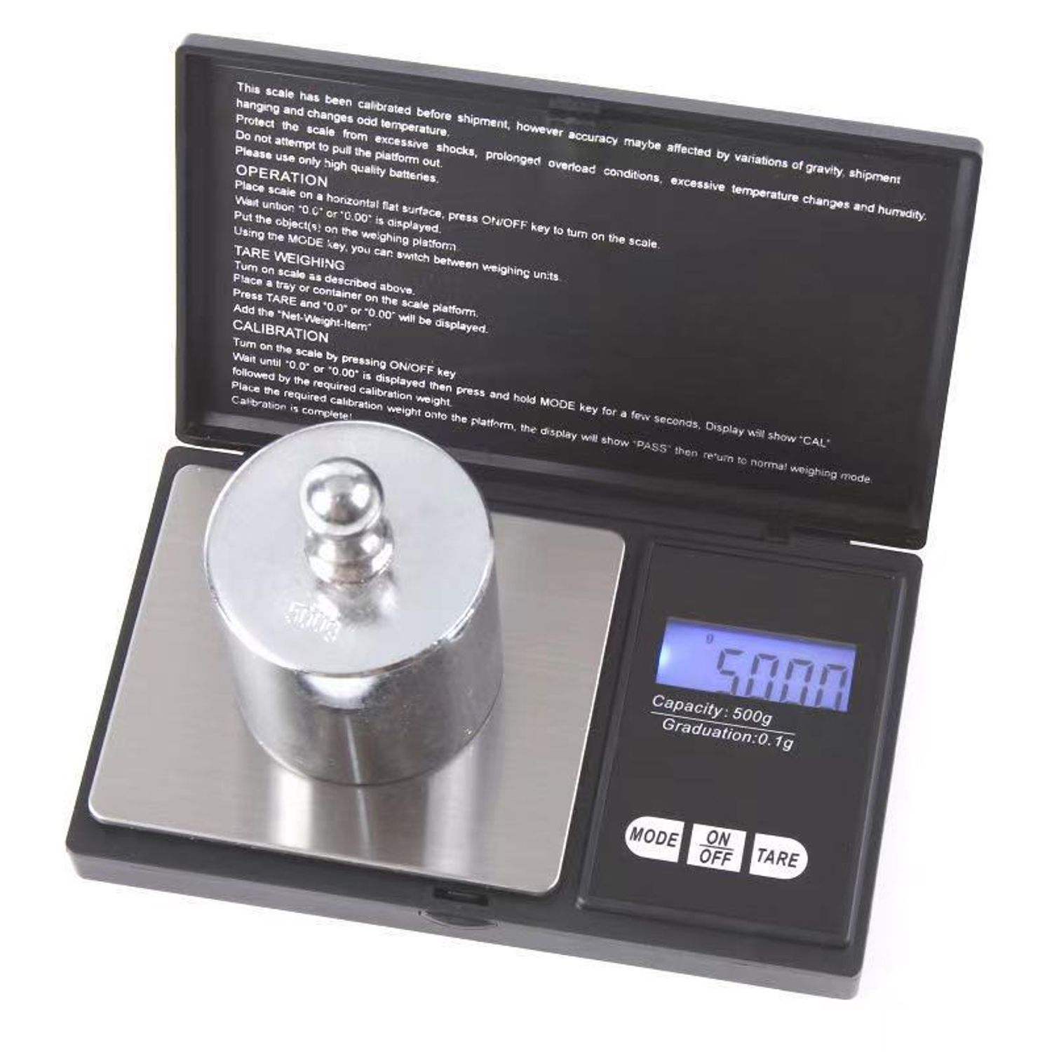 Cantar electronic MRG M579, Pentru bijuterii, Digital, 500 g fotografia produsului View 3 L