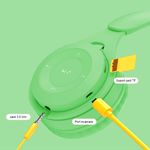 Casti wireless MRG MYO8, Handsfree, Cu bluetooth, Verde fotografia produsului View 3 S