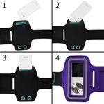 Husa telefon MRG M592, Pentru brat, 4.7 inch, Mov fotografia produsului View 3 S