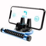 Suport telefon MRG MXY168, Pentru masina, Cu placuta numar telefon, Albastru fotografia produsului View 3 S