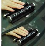 Suport telefon MRG MTH072, Cu odorizant, Cu placuta numar telefon, Negru fotografia produsului View 3 S