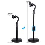 Suport telefon MRG ML7, Tip stand microfon, Negru fotografia produsului View 2 S