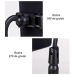 Suport telefon MRG ML7, Tip stand microfon, Negru fotografia produsului View 3 S