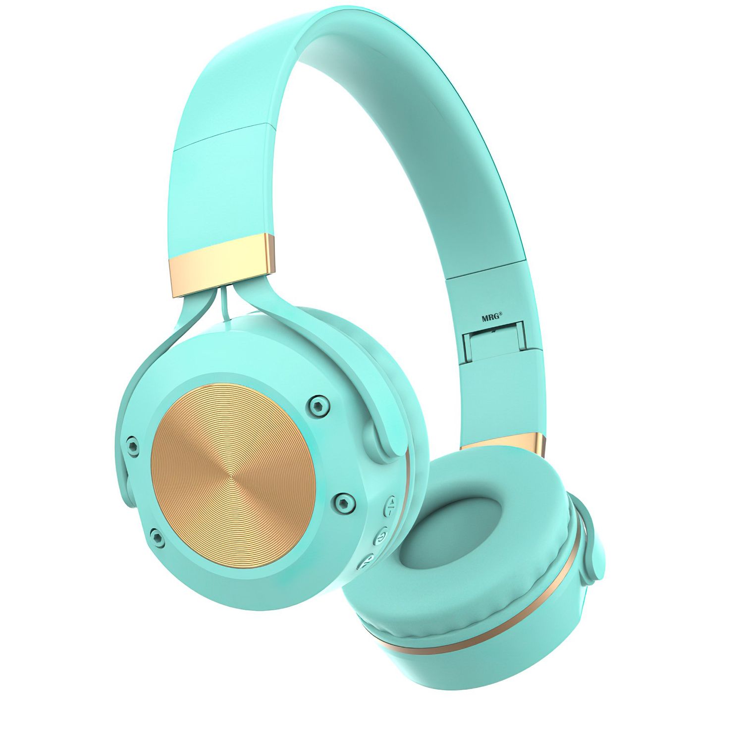 Casti wireless MRG M624, On Ear, Cu bluetooth, Albastru fotografia produsului