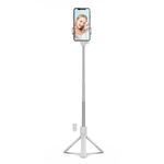 Selfie Stick MRG MR1, Pentru telefon, Trepied, 360 grade, Alb fotografia produsului View 5 S
