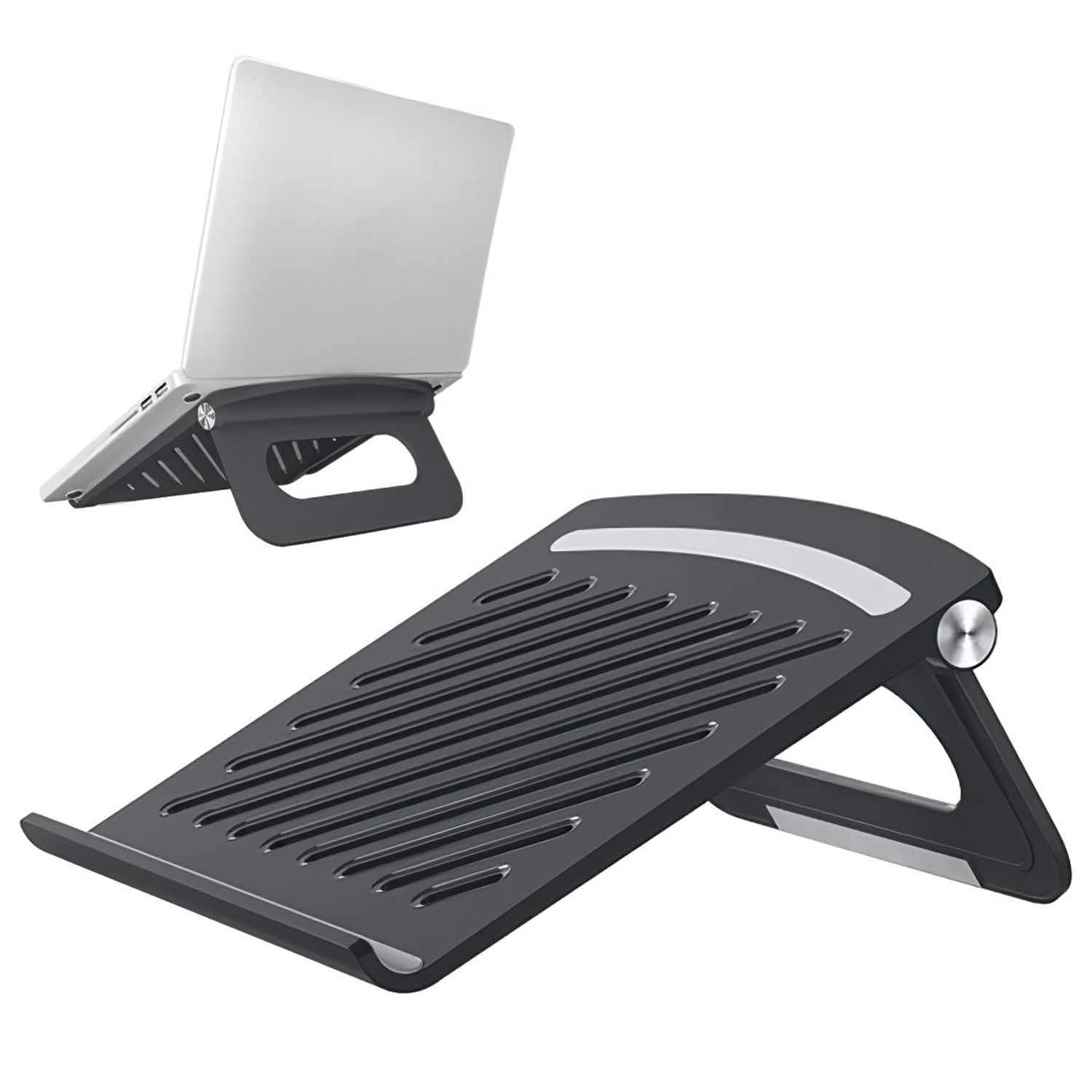 Suport Laptop MRG MD16, Pliabil, Universal, 17 inch, Negru fotografia produsului View 2 L