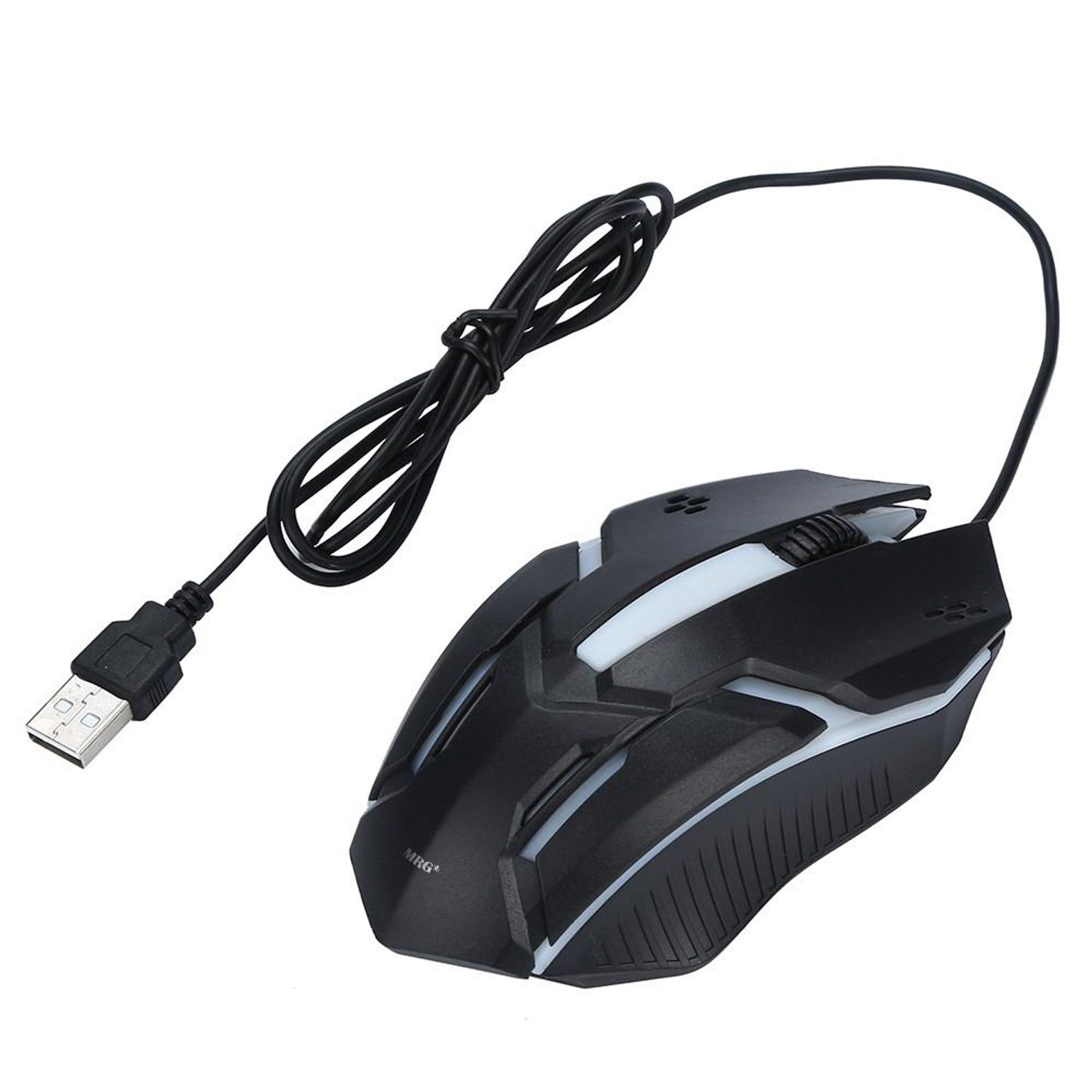 Mouse Optic MRG MX3, Iluminare RGB, Cu fir, Negru fotografia produsului