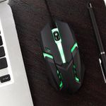Mouse Optic MRG MX3, Iluminare RGB, Cu fir, Negru fotografia produsului View 5 S