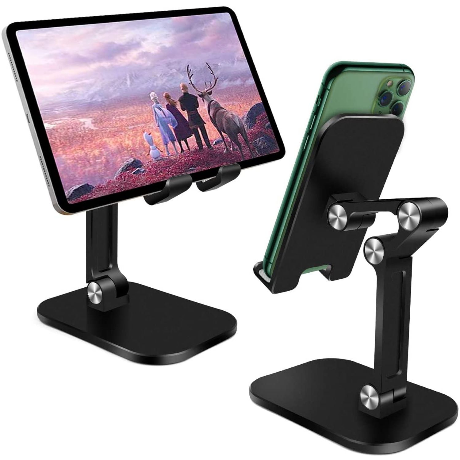 Suport Telefon MRG M642, Pentru birou, Pliabil, Negru fotografia produsului View 4 L