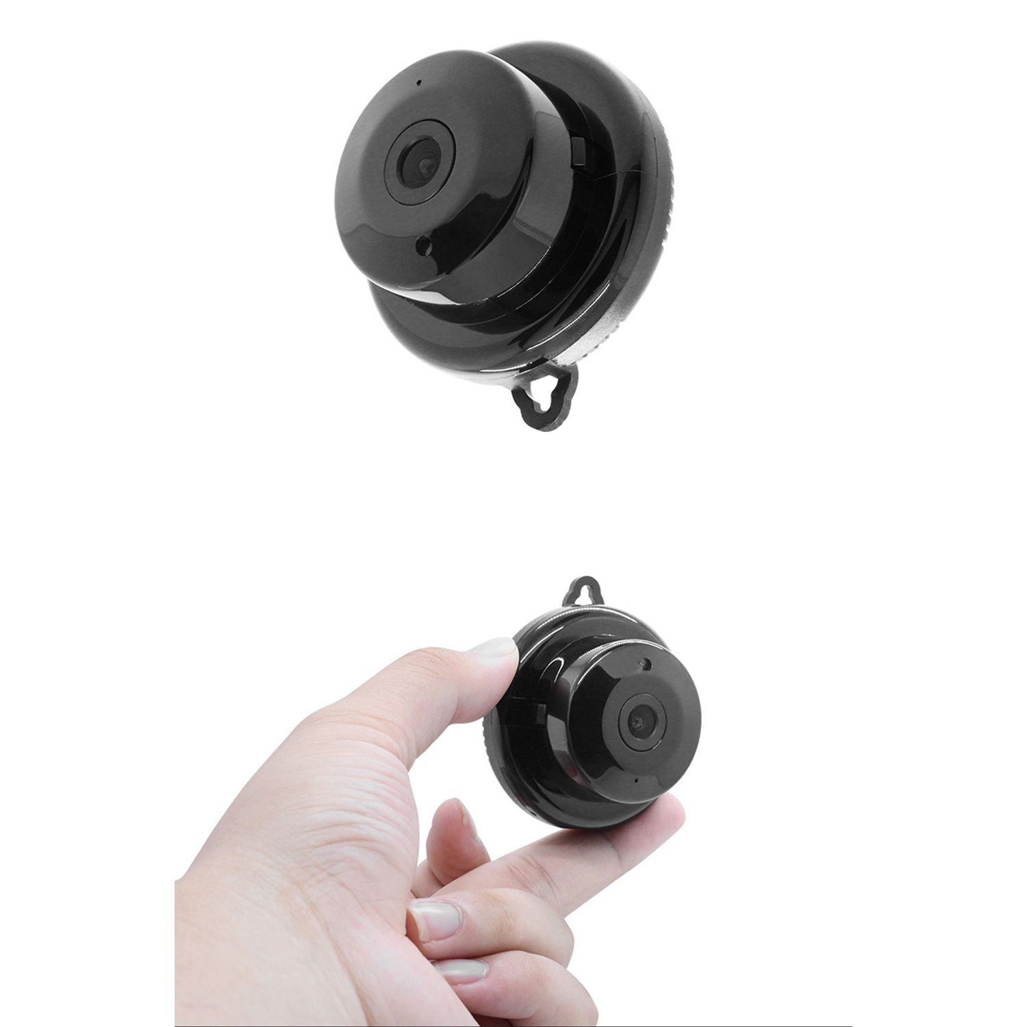 Mini-camera MRG MV380, Smart, Wireless, Negru fotografia produsului View 3 L