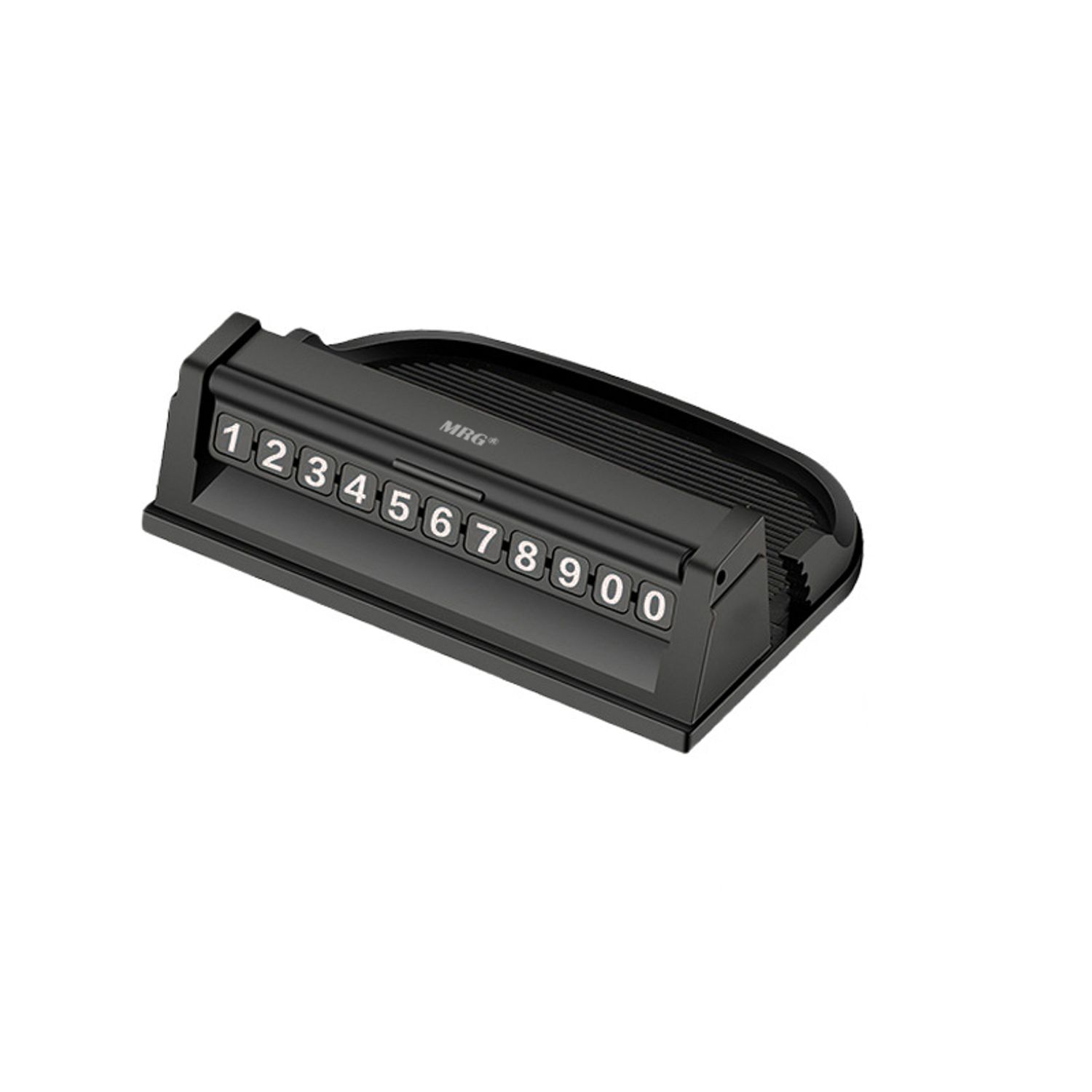 Suport telefon MRG M670, Pentru masina, Cu placuta numar telefon, Negru fotografia produsului