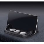 Suport telefon MRG M670, Pentru masina, Cu placuta numar telefon, Negru fotografia produsului View 7 S