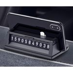 Suport telefon MRG M670, Pentru masina, Cu placuta numar telefon, Negru fotografia produsului View 6 S