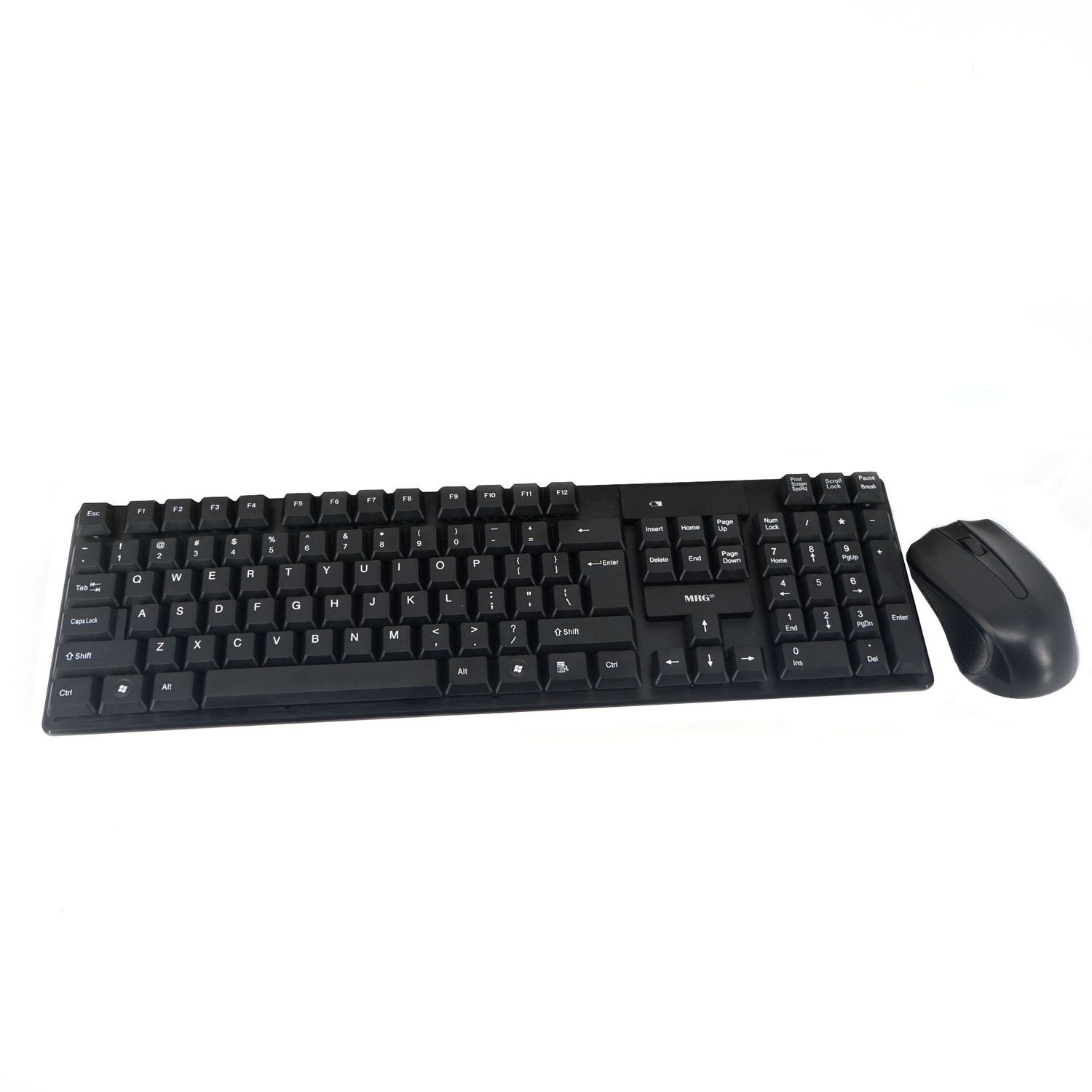 Kit Wireless MRG MTJ808, Tastatura, Mouse, Negru fotografia produsului