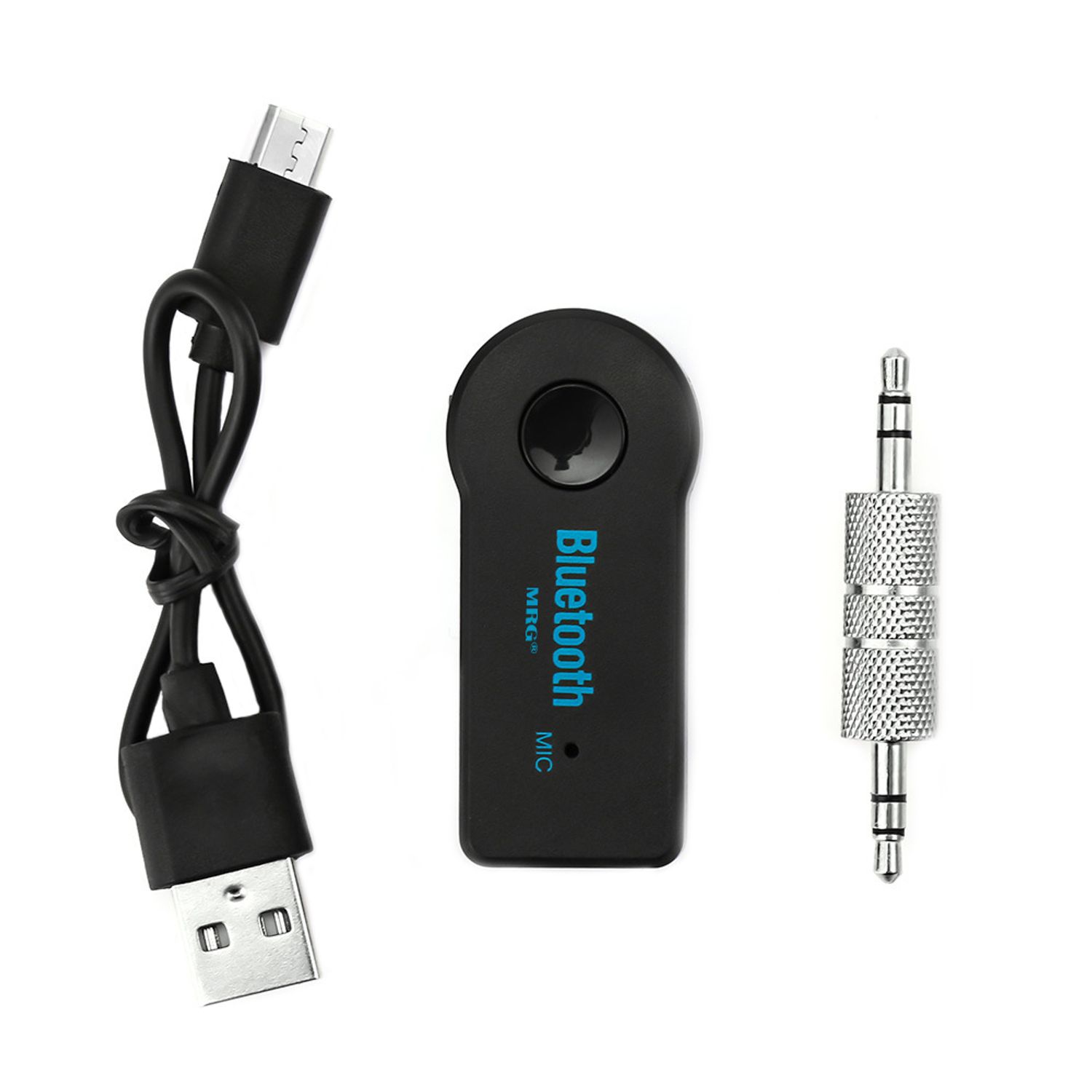 Receptor Bluetooth MRG M684, Cu jack 3.5mm, Handsfree, Negru fotografia produsului