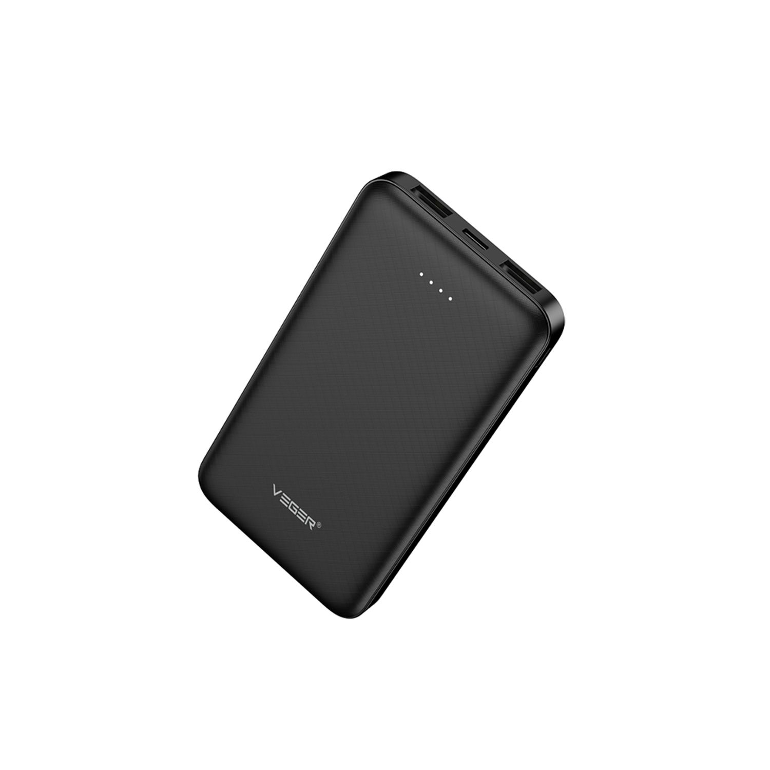 Power Bank Veger A10, 10000mAh, Display LED, Fast-Charge, Negru fotografia produsului