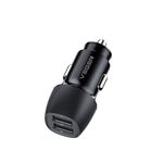 Incarcator auto VEGER CC316-2A, 17W, 2x USB, Fast Charge, Negru fotografia produsului