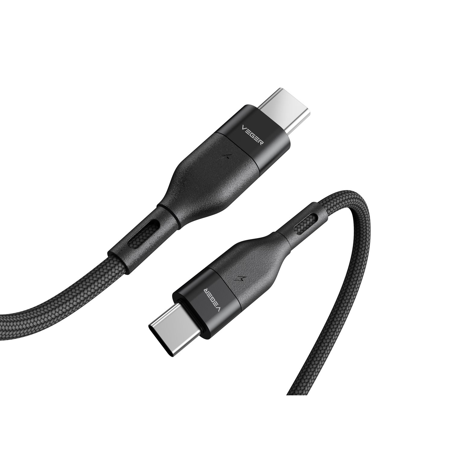 Cablu de date Veger CC01, Type-C Fast Charge, Negru fotografia produsului