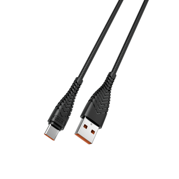 Cablu De Date Veger V104, Type-C, 2.4A, Negru