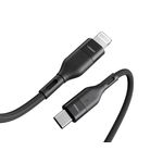 Cablu de date Veger CL01, Type-C, Lightning, Fast Charge, Negru fotografia produsului