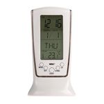 Ceas digital MRG MDS510, Termometru, Alarma, Alb fotografia produsului