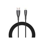 Cablu de date Veger V105, Lightning, 2.4A, Negru fotografia produsului