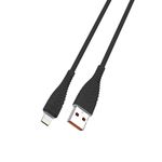 Cablu de date Veger V105, Lightning, 2.4A, Negru fotografia produsului View 2 S