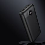 Power Bank Veger L20, 20000mAh, Display LED, Fast-Charge, Negru fotografia produsului View 4 S
