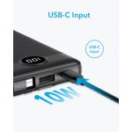Power Bank Veger C10, 10000mAh, Display LED, Fast-Charge, Negru fotografia produsului View 4 S