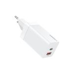 Incarcator laptop Veger CPD65E, 65W, Fast Charge, USB Type-C, Alb fotografia produsului