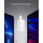 Incarcator laptop Veger CPD65E, 65W, Fast Charge, USB Type-C, Alb fotografia produsului View 3 S