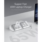 Incarcator laptop Veger CPD65E, 65W, Fast Charge, USB Type-C, Alb fotografia produsului View 7 S