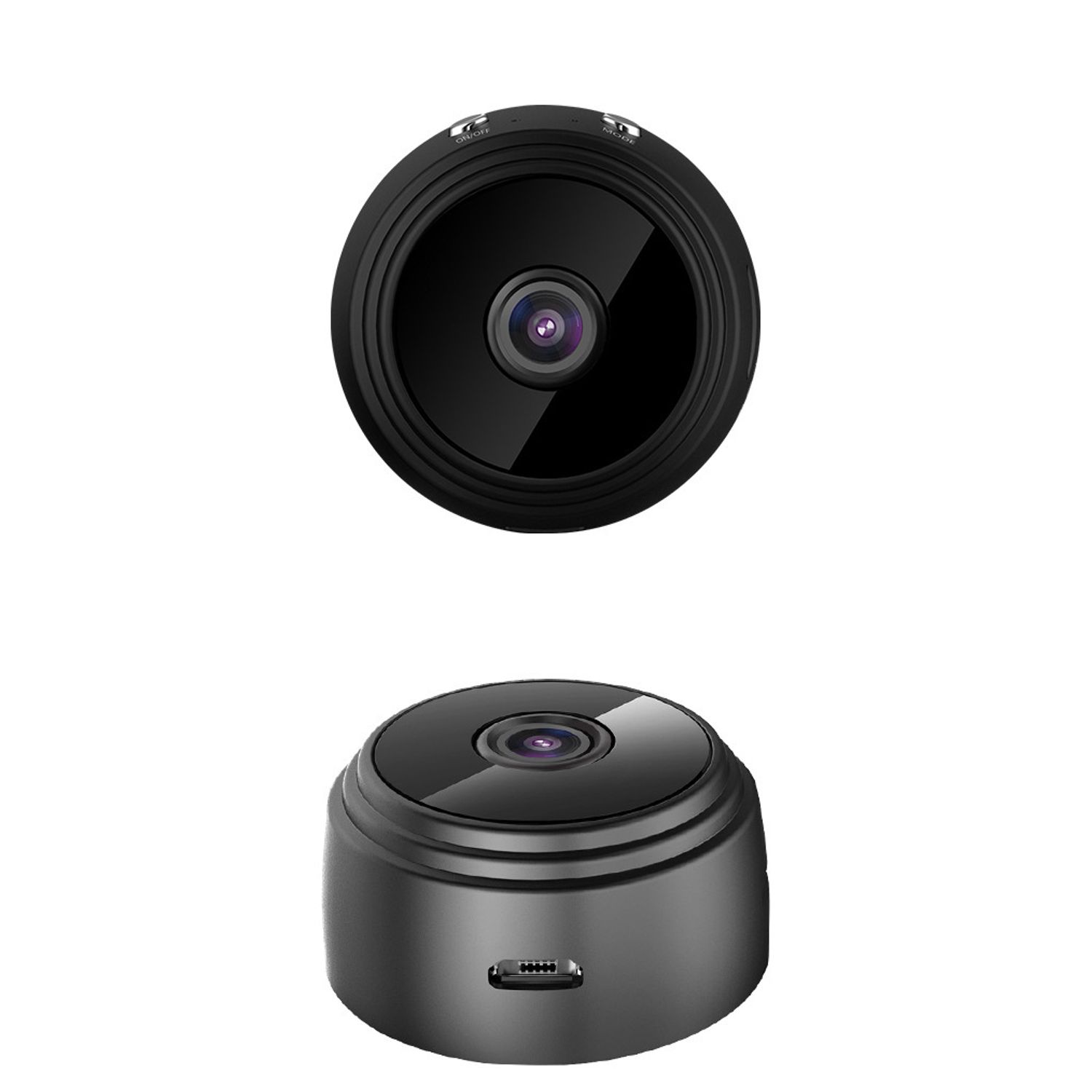 Mini Camera MRG M739, Wireless, Magnetica, Negru fotografia produsului View 2 L