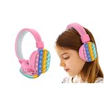 Casti On Ear MRG MCXT806C, Bluetooth, Pop It, Roz fotografia produsului View 2 S