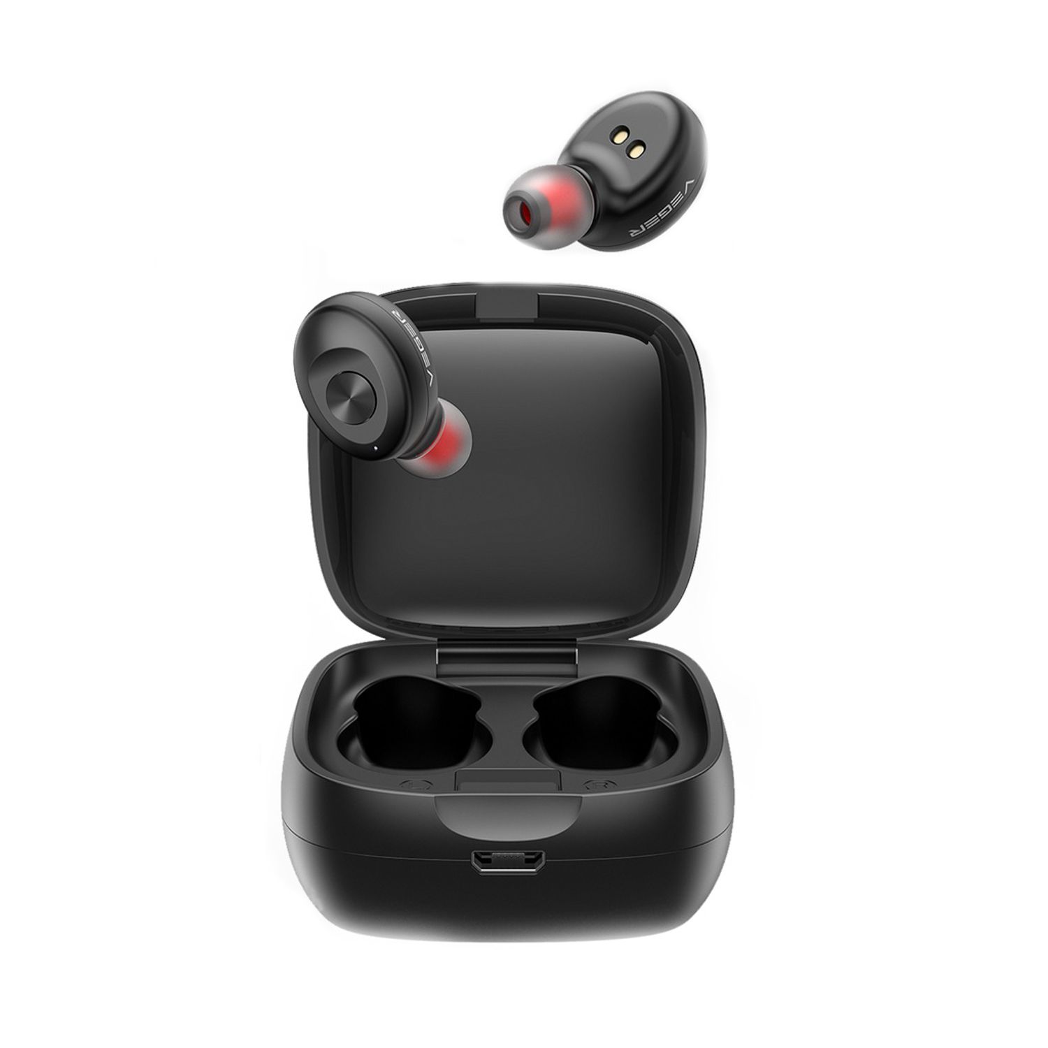 Casti Bluetooth Veger XG08, Handsfree, Cu carcasa, Negru fotografia produsului