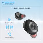 Casti Bluetooth Veger XG08, Handsfree, Cu carcasa, Negru fotografia produsului View 2 S