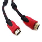 Cablu Hdmi MRG M749, 150cm, Digital, Negru cu Rosu fotografia produsului View 5 S