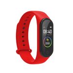 Bratara fitness MRG MM4, Inteligenta, Bluetooth, Rosu fotografia produsului View 3 S