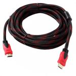 Cablu Hdmi MRG M749, Digital, 5m, Negru cu Rosu fotografia produsului
