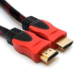 Cablu Hdmi MRG M749, 150cm, Digital, Negru cu Rosu fotografia produsului View 2 S