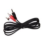 Cablu Audio Jack MRG M755, Jack 3.5mm, 2 RCA, Negru fotografia produsului