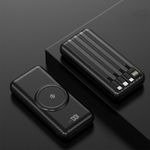 Power Bank Wireless MRG M762, 10000mah, 3in1, Negru fotografia produsului View 3 S