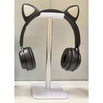Casti On Ear MRG MY08CAT, Bluetooth, Tip pisica, Negru fotografia produsului View 5 S