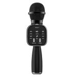 Microfon Karaoke MRG MDS813, Bluetooth, Reincarcabil, Negru fotografia produsului